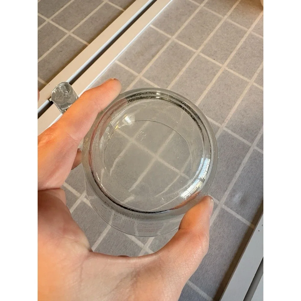 Vintage Pyrex Measuring Cup 1 Cup 8oz Red Lettering Closed D Handle